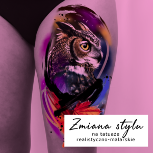 Tatuaże realistyczno-malarskie w kolorze